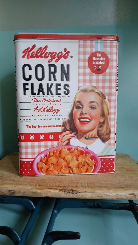 Kellogg's cornflakes nostalgisch blik, Ophalen of Verzenden
