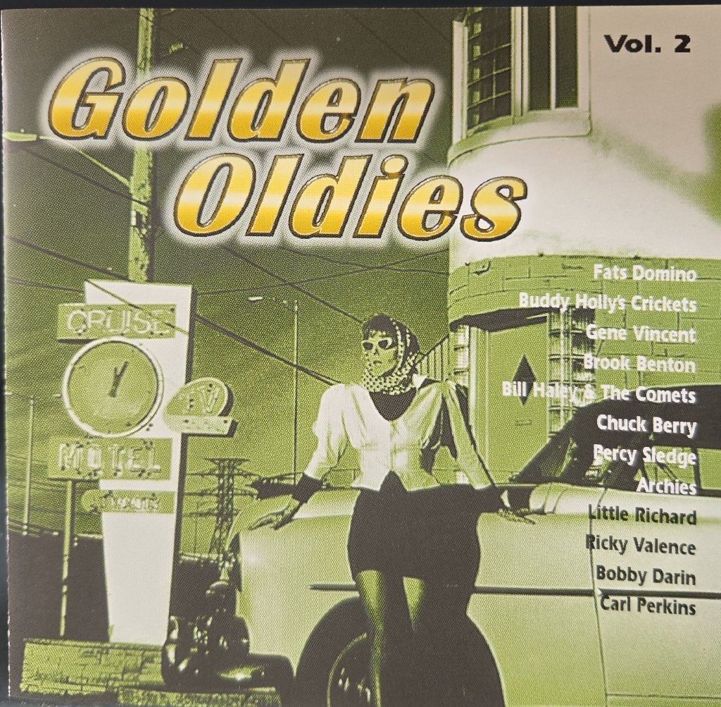 Golden oldies Vol. 2 oa.Archies,Bill Haley,Fats Domino= 0,99, Ophalen of Verzenden, Zo goed als nieuw, Pop