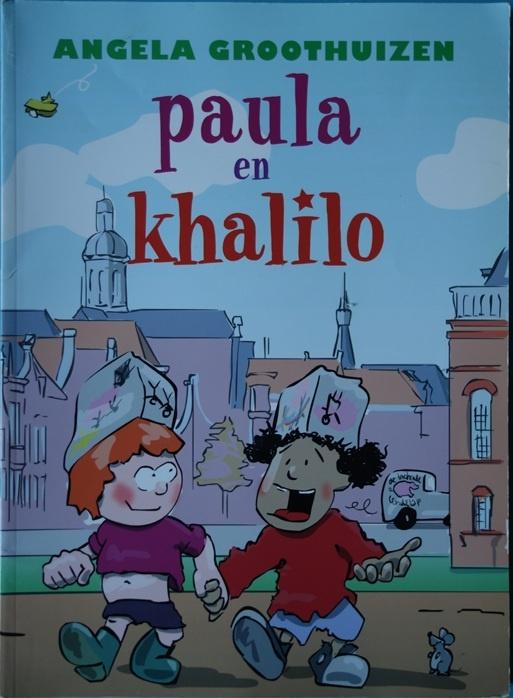 Stripboek Paula en Khalilo - Angela Groothuizen, Eén stripboek, Ophalen of Verzenden, Gelezen, Angela Groothuizen