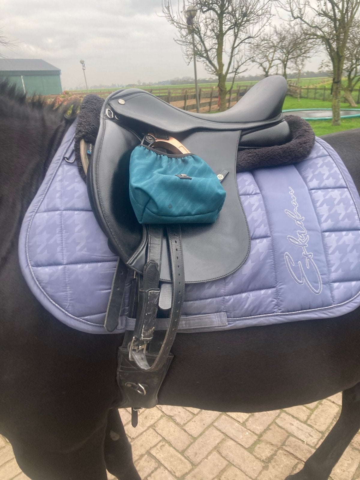 Wintec pony zadel als nieuw, Dieren en Toebehoren, Ophalen, Zo goed als nieuw, Dressuur