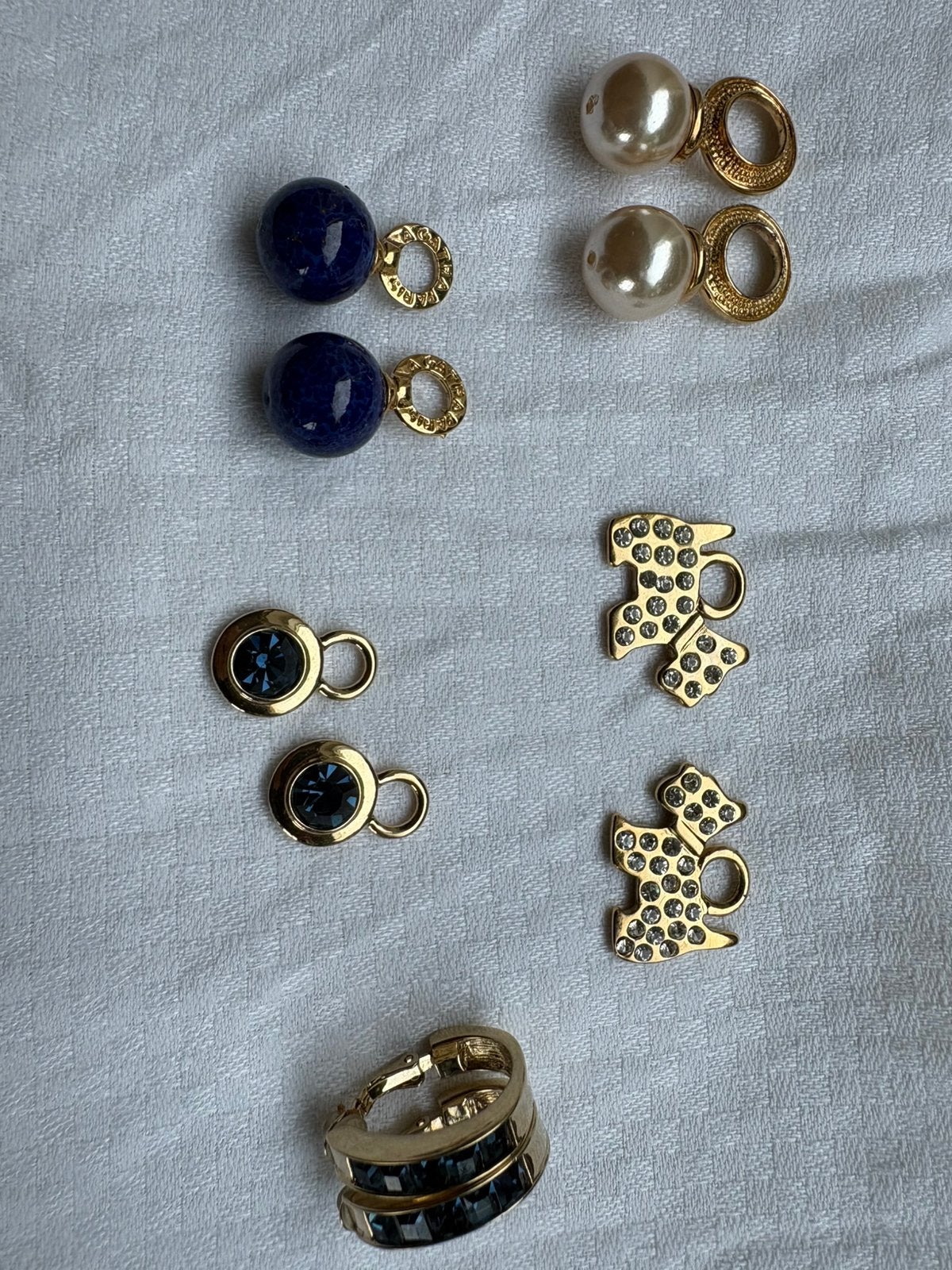 Agatha Paris, 5 sets oorbellen, Overige materialen, Hangers, Overige kleuren, Verzenden
