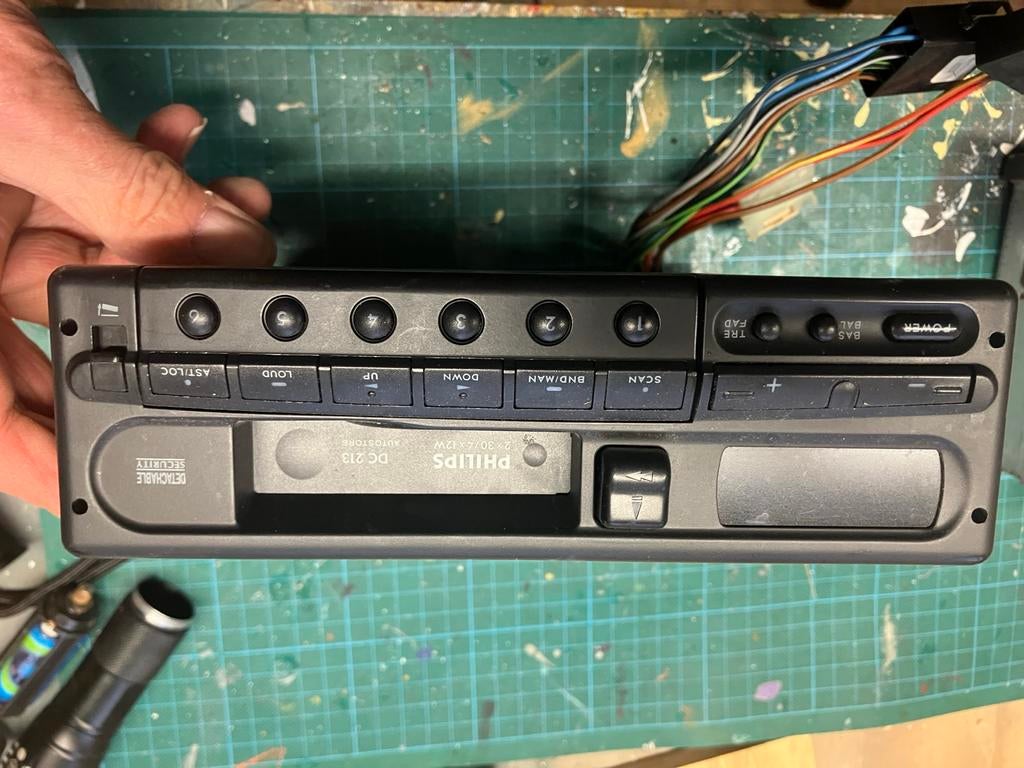Philips Autoradio/cassettespeler DC213/00 - Vintage, Ophalen, Gebruikt