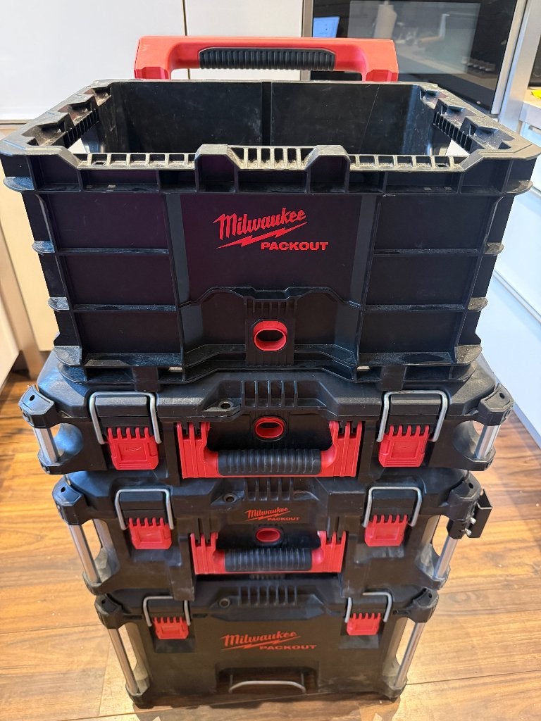Milwaukee Packout Krat. (2, prijs per stuk), Ophalen, Zo goed als nieuw