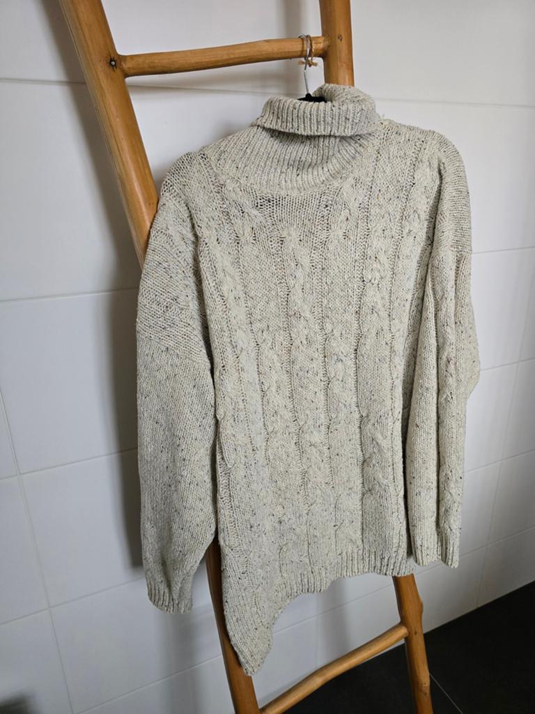 Northern Adventure Life-Line Kabelgebreide Coltrui, Kleding | Heren, Ophalen of Verzenden, Zo goed als nieuw, Beige
