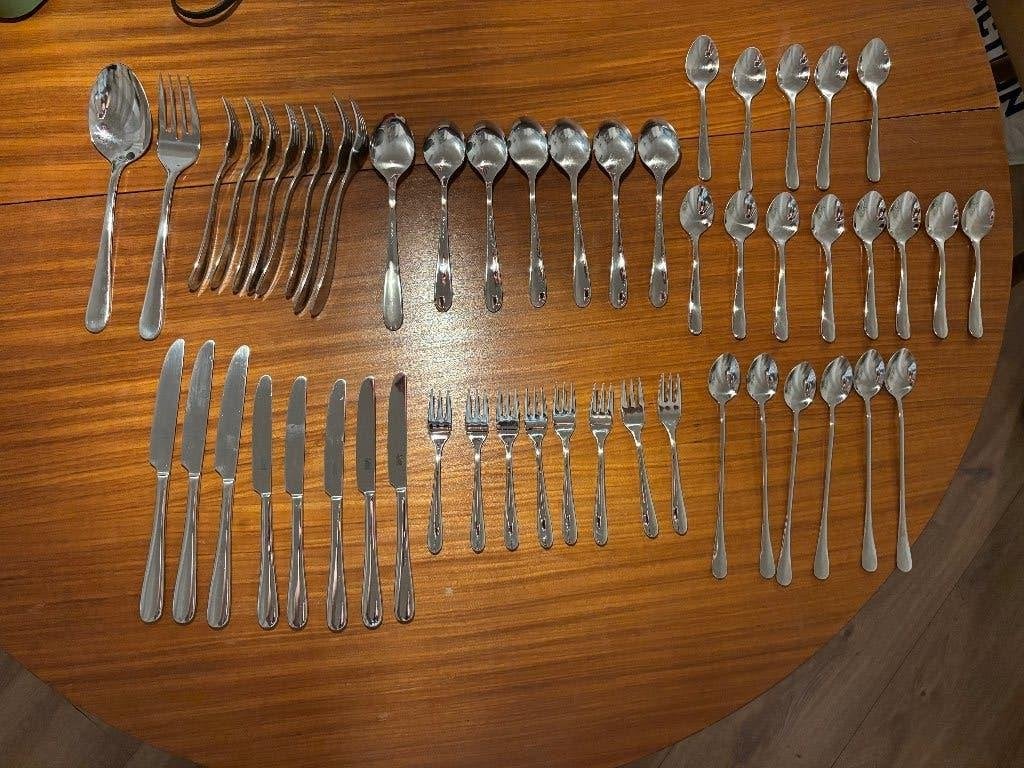 Casa mesa bestek, Verzenden, Bestekset, Zo goed als nieuw, Rvs of Chroom
