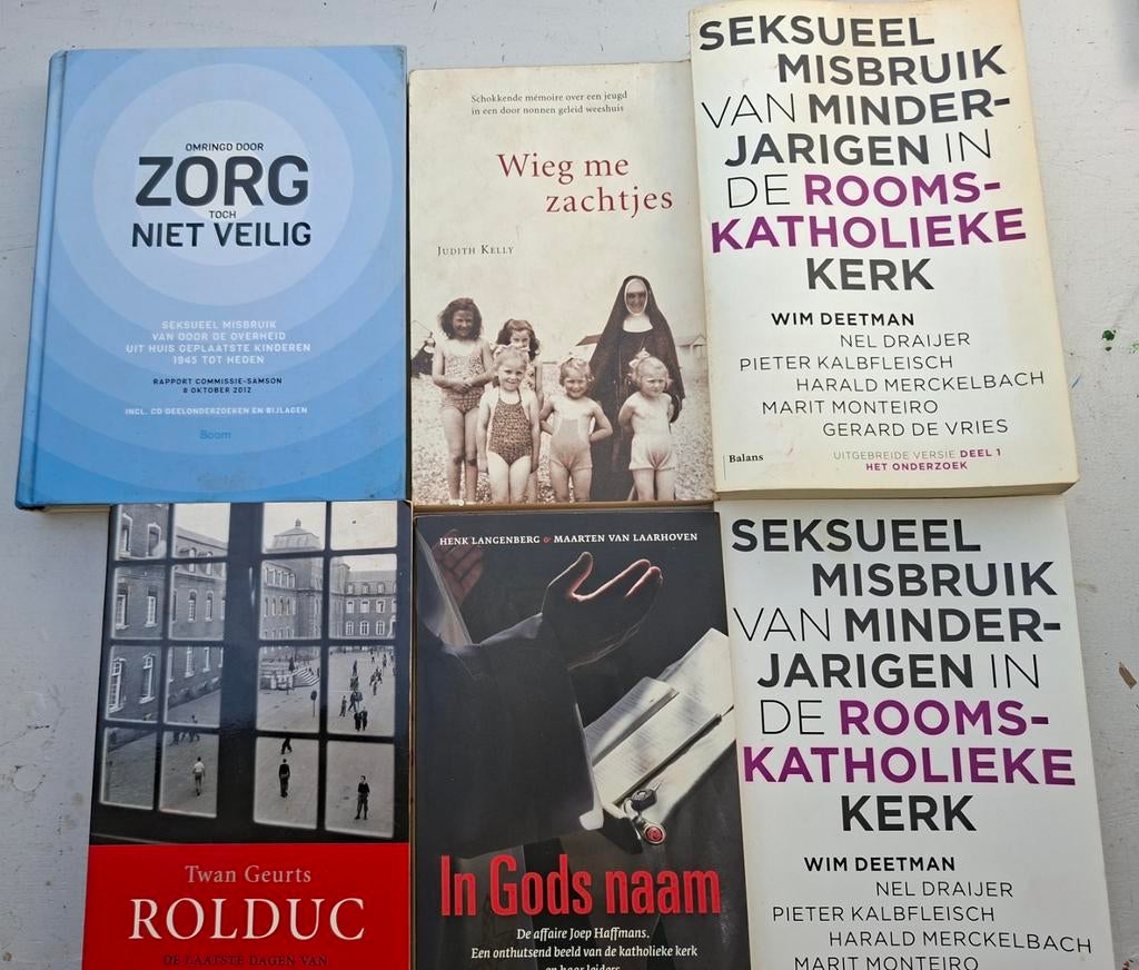 6 Boeken over seksueel misbruik in de R.K. Kerk in 1 koop!, Ophalen of Verzenden, Gelezen, Diverse auteurs, Christendom | Katholiek