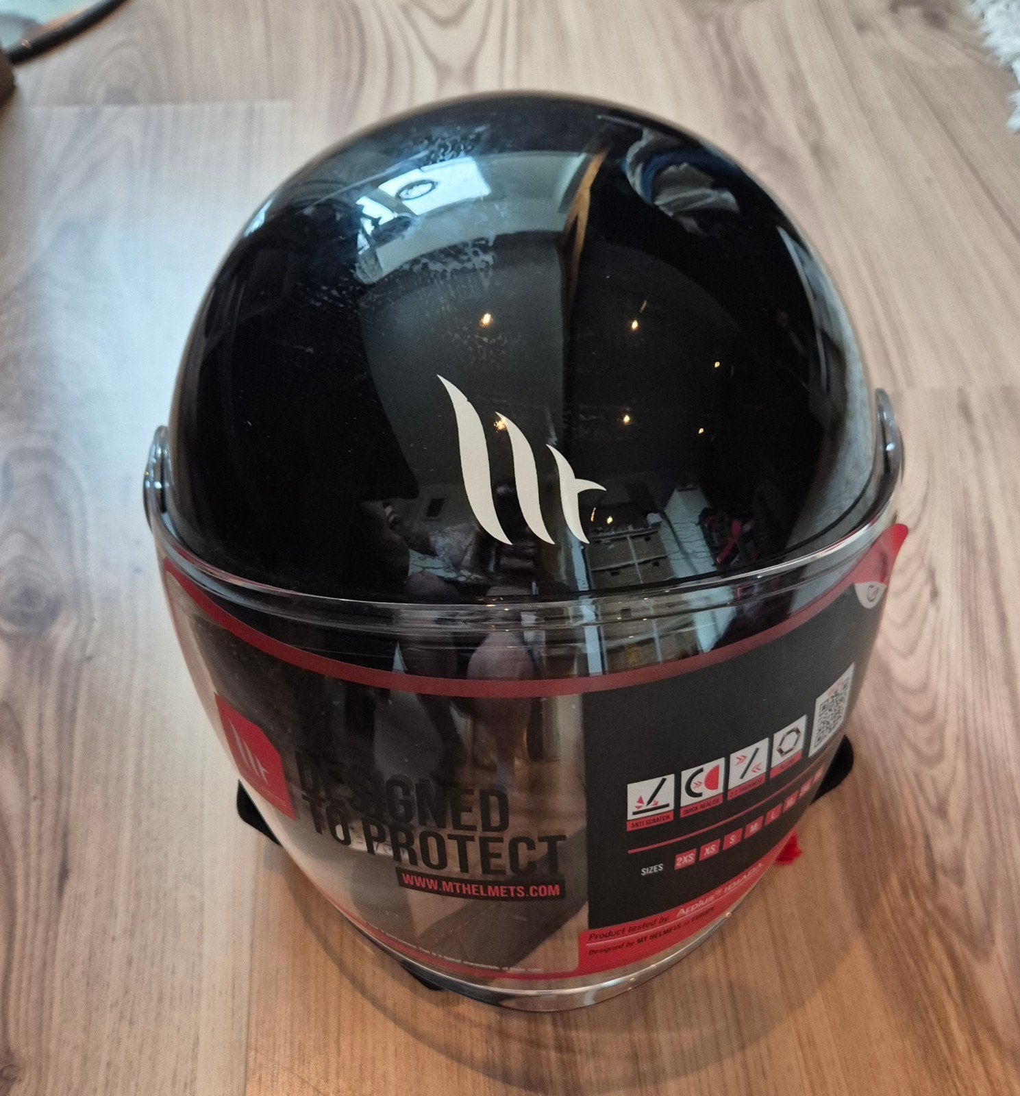 Scooter helm zwart, Ophalen, Extra small of kleiner