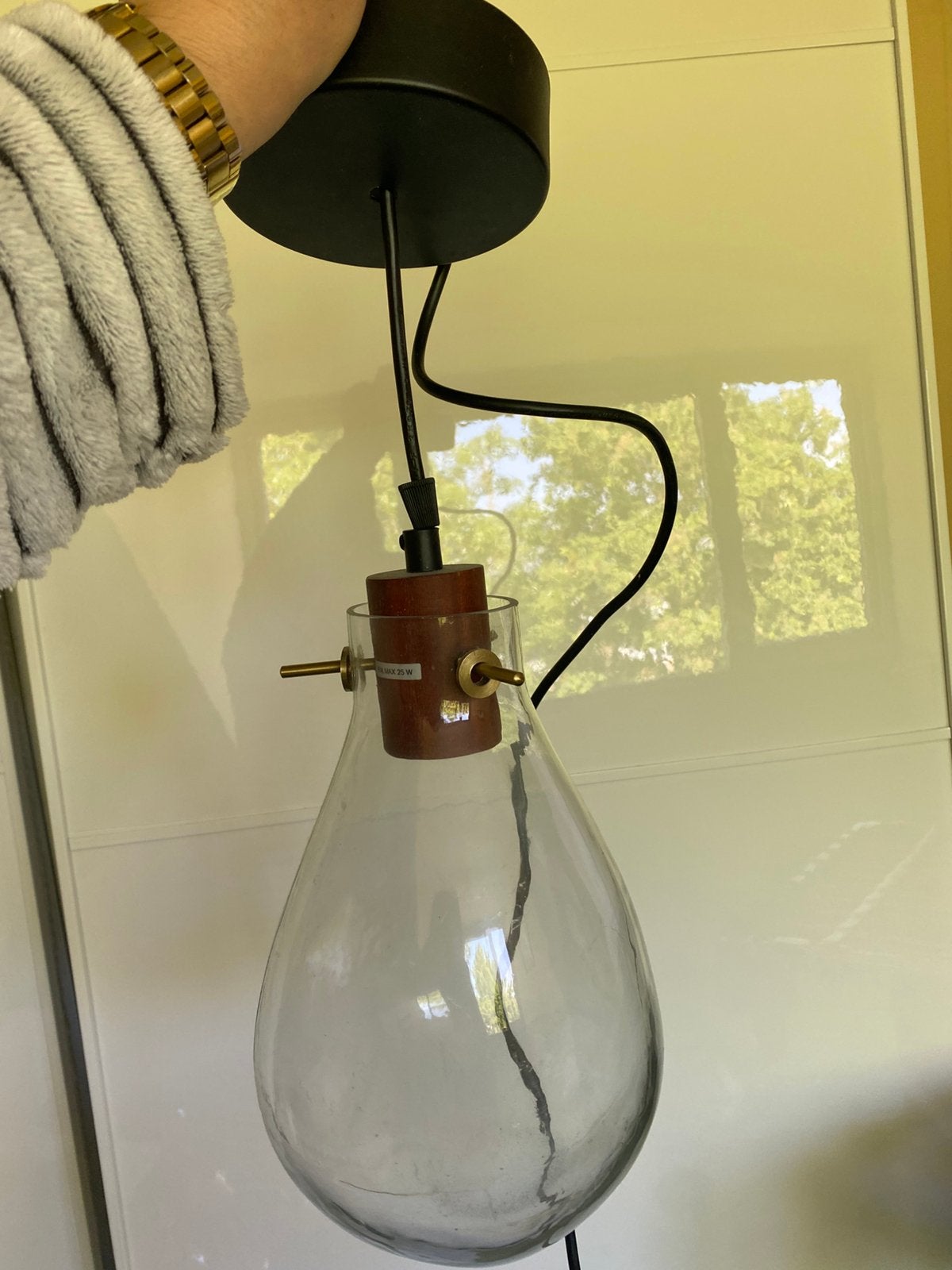2x klein 1 x groot lampen van Zara home, Ophalen, Zo goed als nieuw