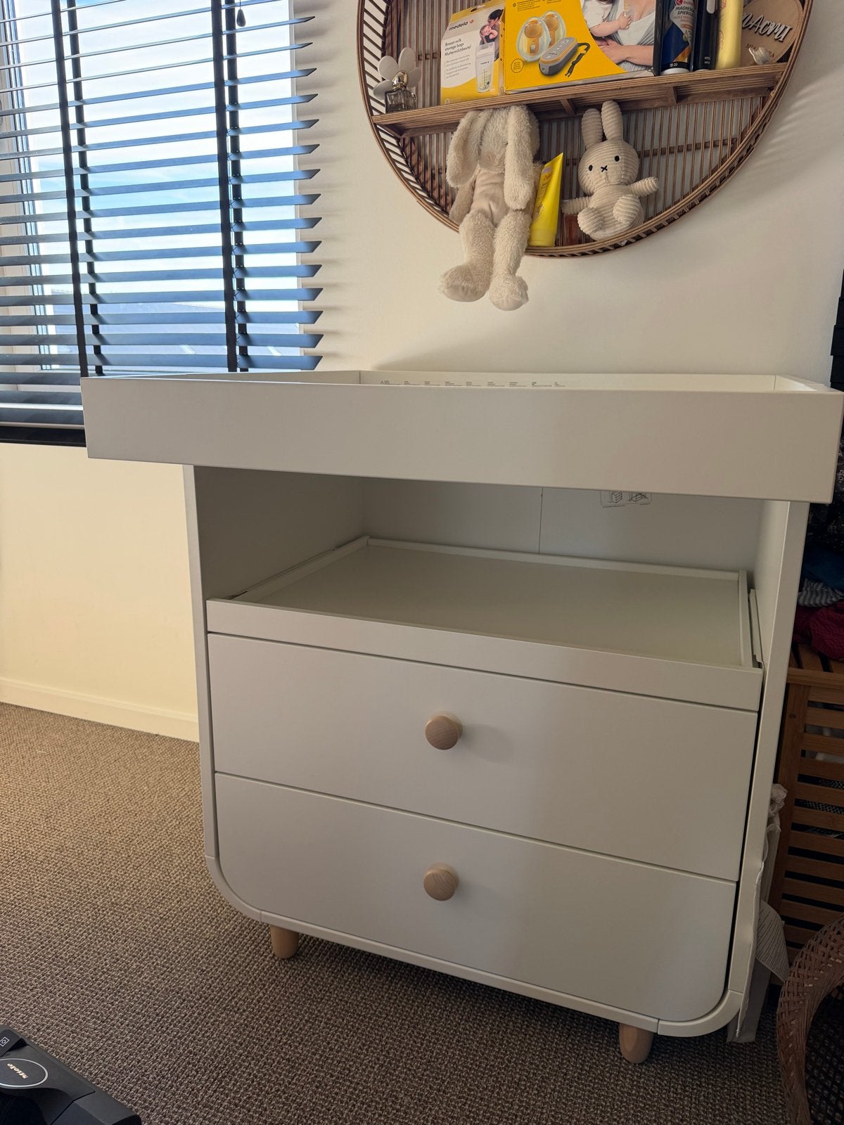 Witte commode met lades IKEA MYLLRA, Ophalen, Gebruikt, 50 tot 70 cm, 75 tot 100 cm
