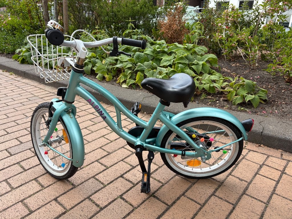 Frisse kinderfiets - Alpina Ocean - 16 inch / 3-6 jr., Fietsen en Brommers, Ophalen, Terugtraprem, 16 tot 20 inch, Alpina
