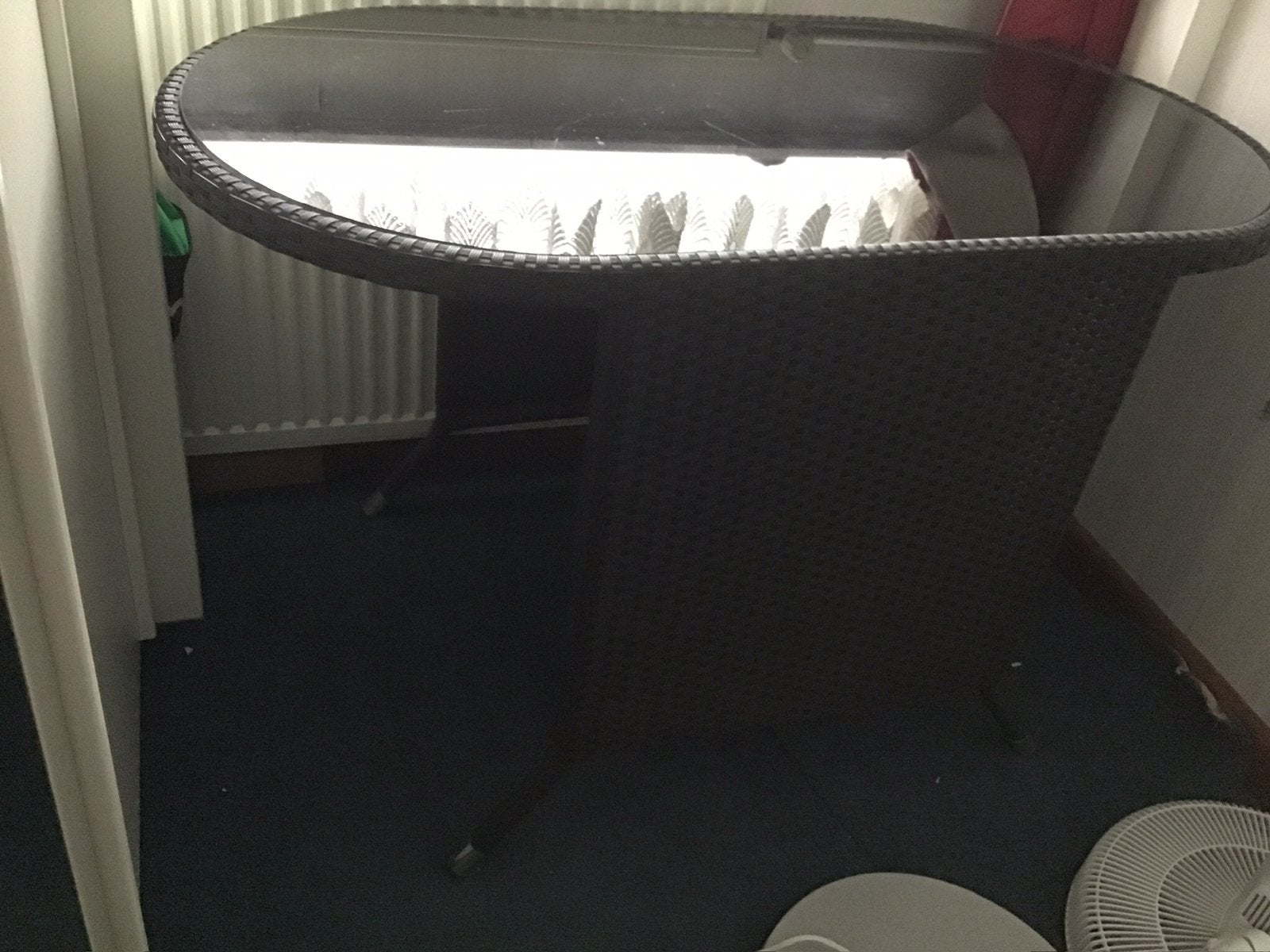 Tuintafel, Tuin en Terras, Ophalen, Gebruikt, Rechthoekig, Aluminium