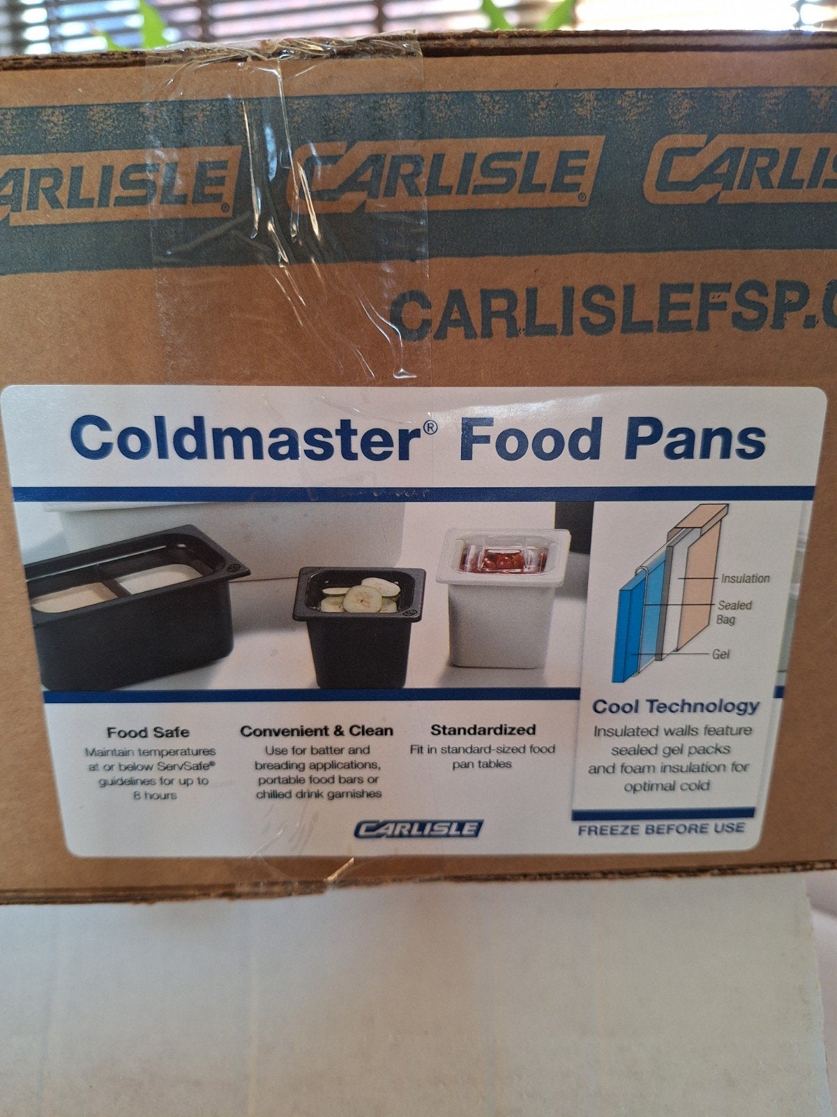 Carlisle Coldmaster Voedselbakken - Koelen en Vriezen, Ophalen
