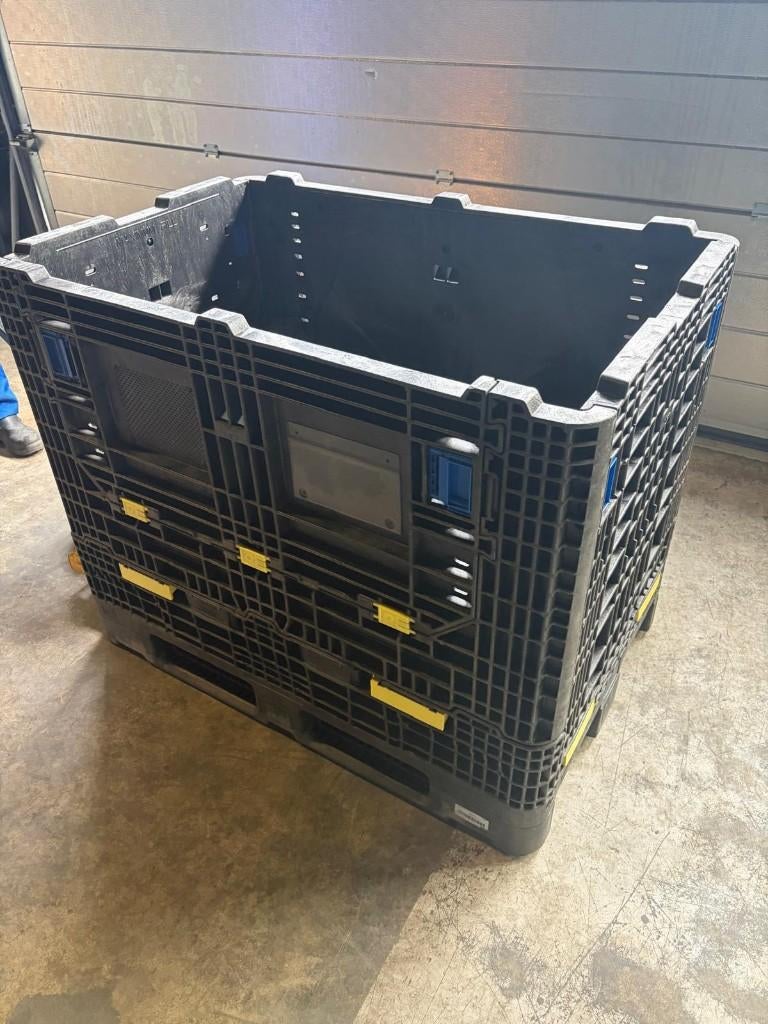 Palletbox 120x80x100, Ophalen, 100 cm of meer, Opvouwbaar, 60 cm of meer
