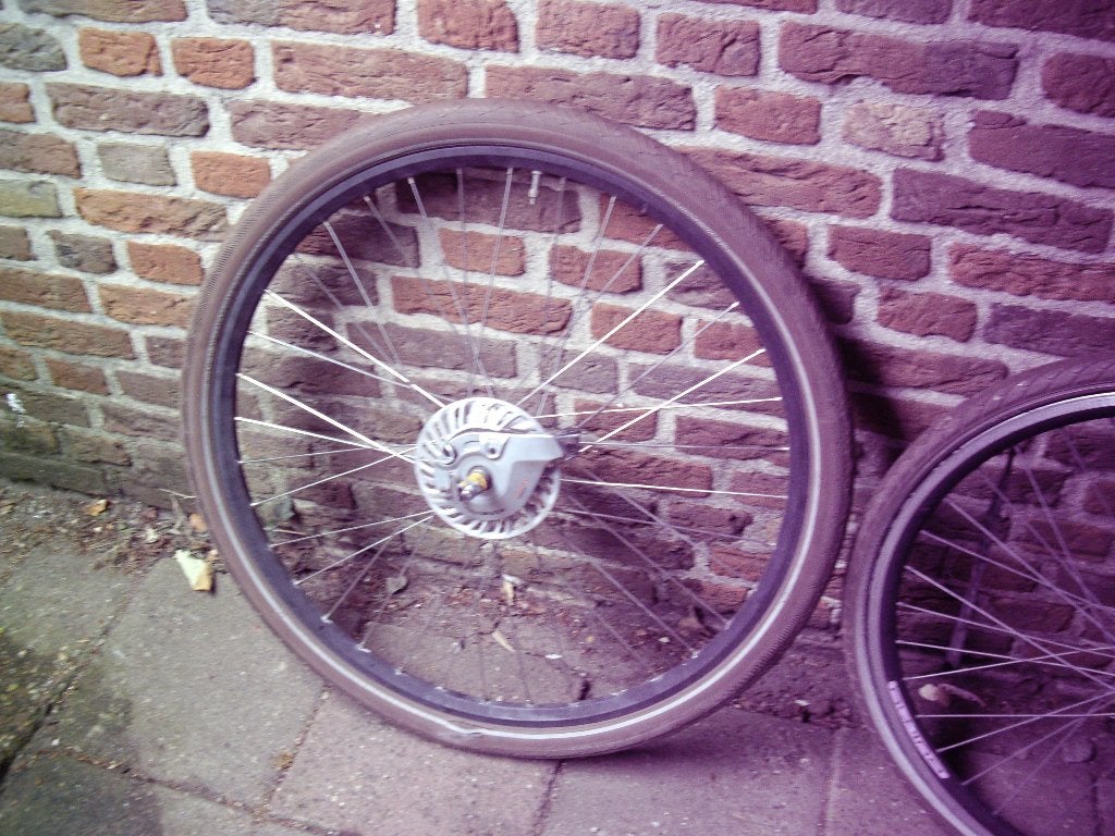 tekoop achterwiel cortina u4 7 versn rollerbrakes 50,00, Fietsen en Brommers, Fietsonderdelen, Wiel, Gebruikt, Ophalen of Verzenden