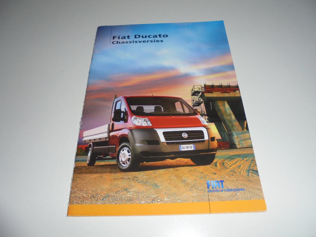brochure Fiat Ducato chassisversies  2007, Ophalen of Verzenden, Nieuw, Overige merken