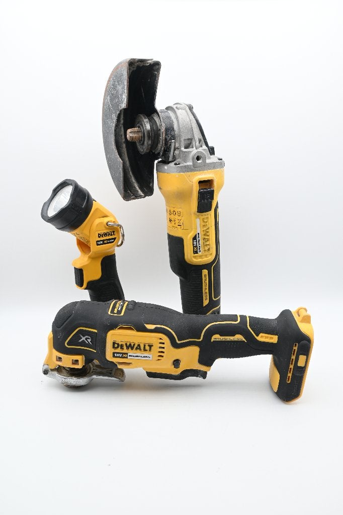 DeWalt DCG405N Accu Haakse Slijper /DeWalt DCS355N Multitool