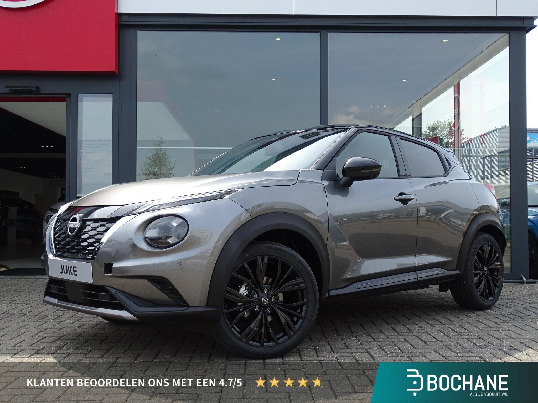 Nissan Juke 1.6 Hybrid N-Sport 10 jr garantie! | TECHNOLOGY, Auto's, Stof, Met garantie (alle), Automatische klimaatregeling, Bedrijf