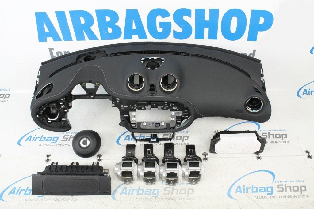Airbag set Dashboard leder zwart Smart Forfour 453 2014-...., Gebruikt, Ophalen of Verzenden