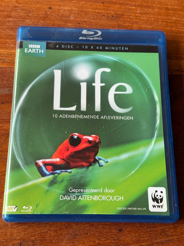 blu-ray Life BBC earth 10 afl 4 discs 10x60min David, Ophalen of Verzenden, Zo goed als nieuw, Documentaire en Educatief