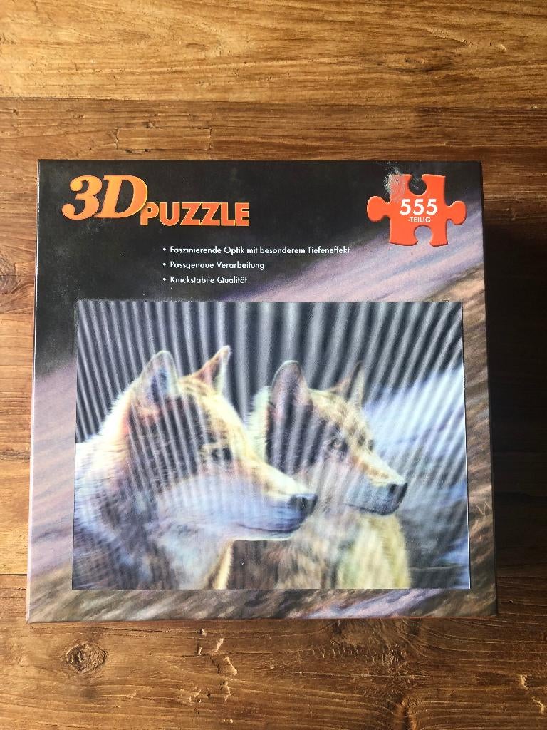 puzzel wolf 3D, Hobby en Vrije tijd, Denksport en Puzzels, Ophalen of Verzenden, Minder dan 500 stukjes, Zo goed als nieuw, Rubik's of 3D-puzzel