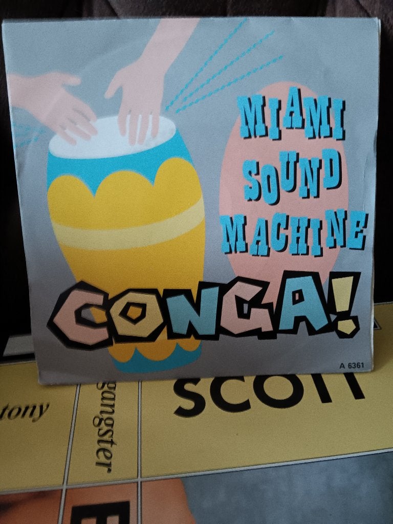 miami sound machine - conga  -b, Gebruikt, 7 inch, Ophalen of Verzenden, Pop