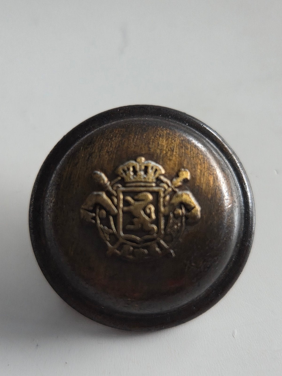 metalen knoop, Ophalen of Verzenden, Gebruikt