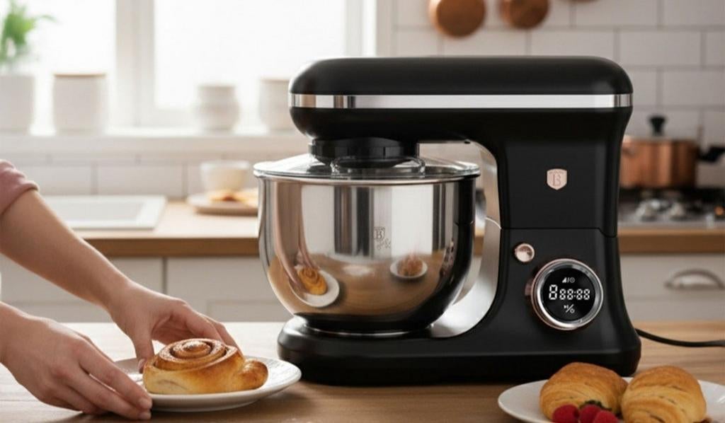 Berlinger Haus Keuken Machine - Rose gold 1200W, Witgoed en Apparatuur, Keukenmixers, 4 liter of meer, Ophalen of Verzenden, Nieuw