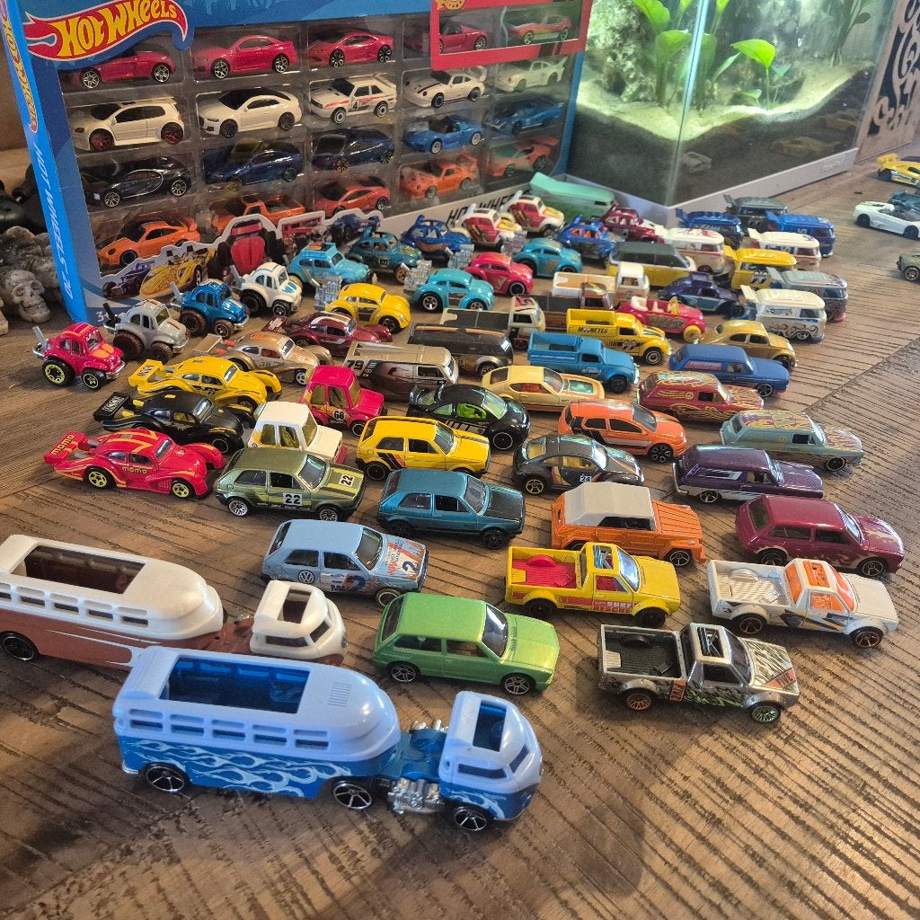 Verzameling nieuwe hotwheels, Ophalen