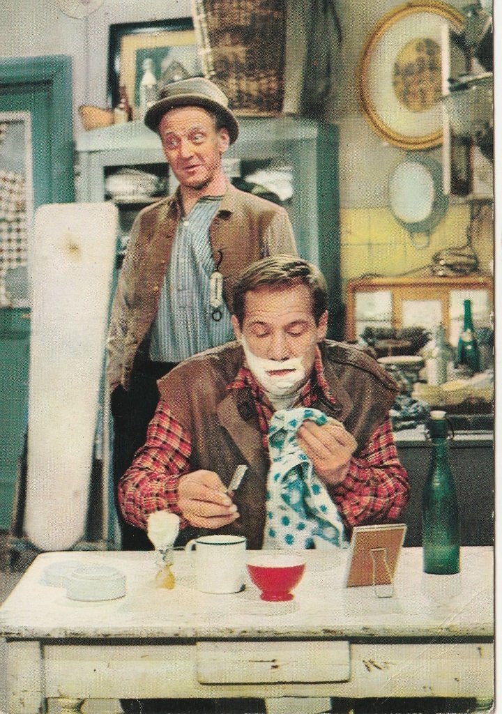 Oude Kaart Stiefbeen en Zoon (2), Verzamelen, Verzenden, 1960 tot 1980, Gelopen, Sterren en Beroemdheden