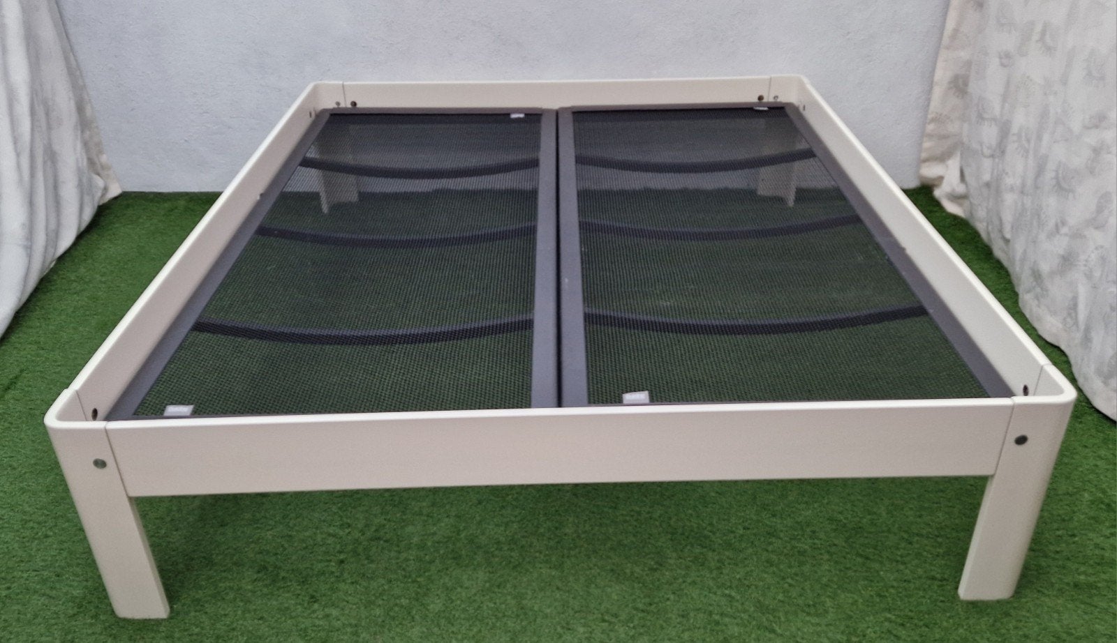 Auping Auronde Bed 180x210cm 48cm Hoog, Ophalen, Gebruikt, ., Wit