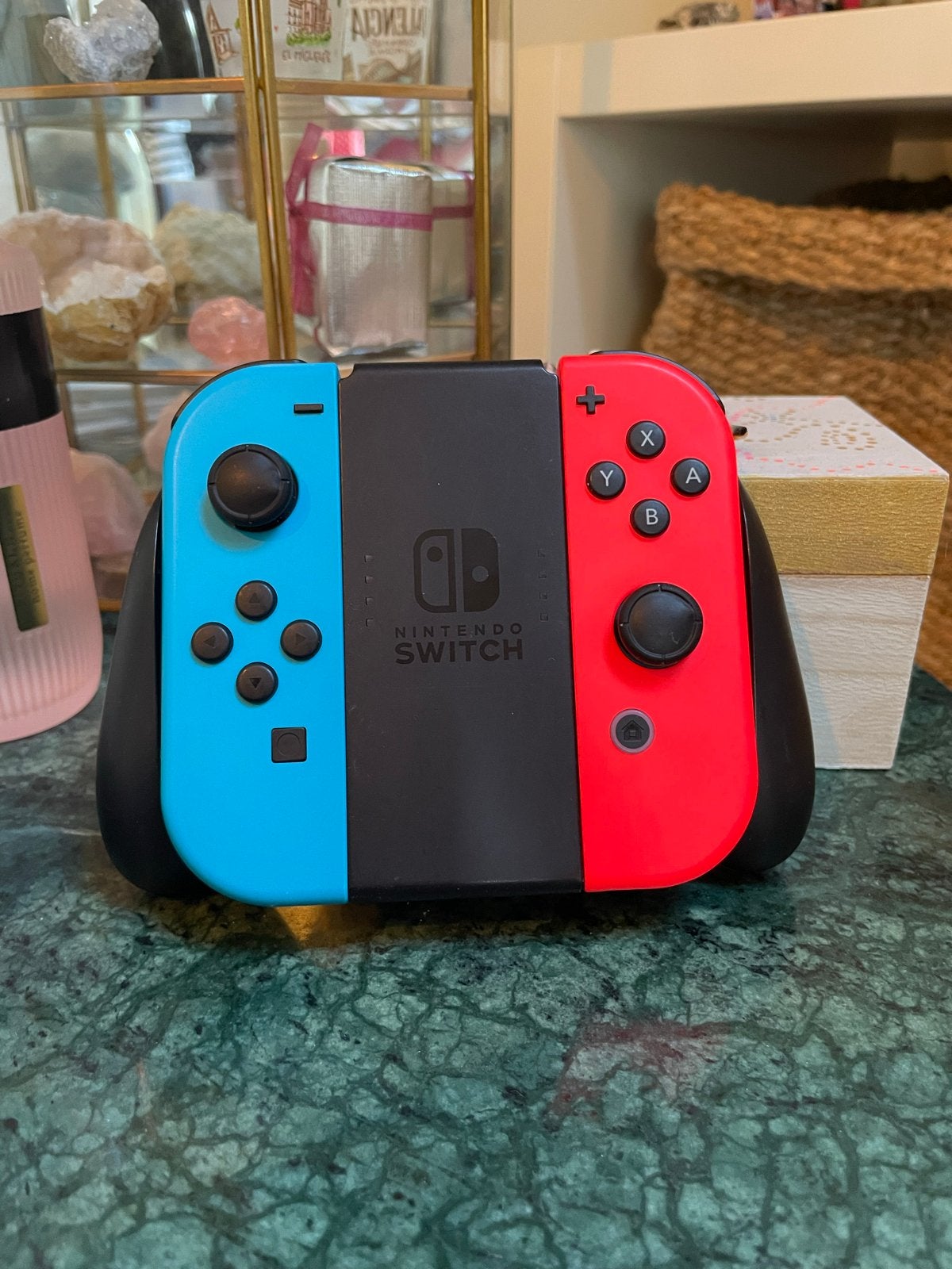 Nintendo Switch Joy-Con Grip Houder (ZONDER Joy-Cons), Ophalen of Verzenden, Gebruikt, Switch, Overige controllers
