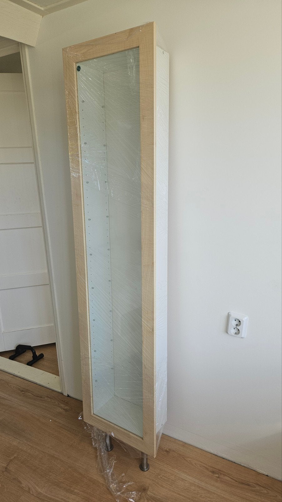 gratis vitrinekast met glazen deur, Ophalen, Minder dan 50 cm, Met deur(en), Glas
