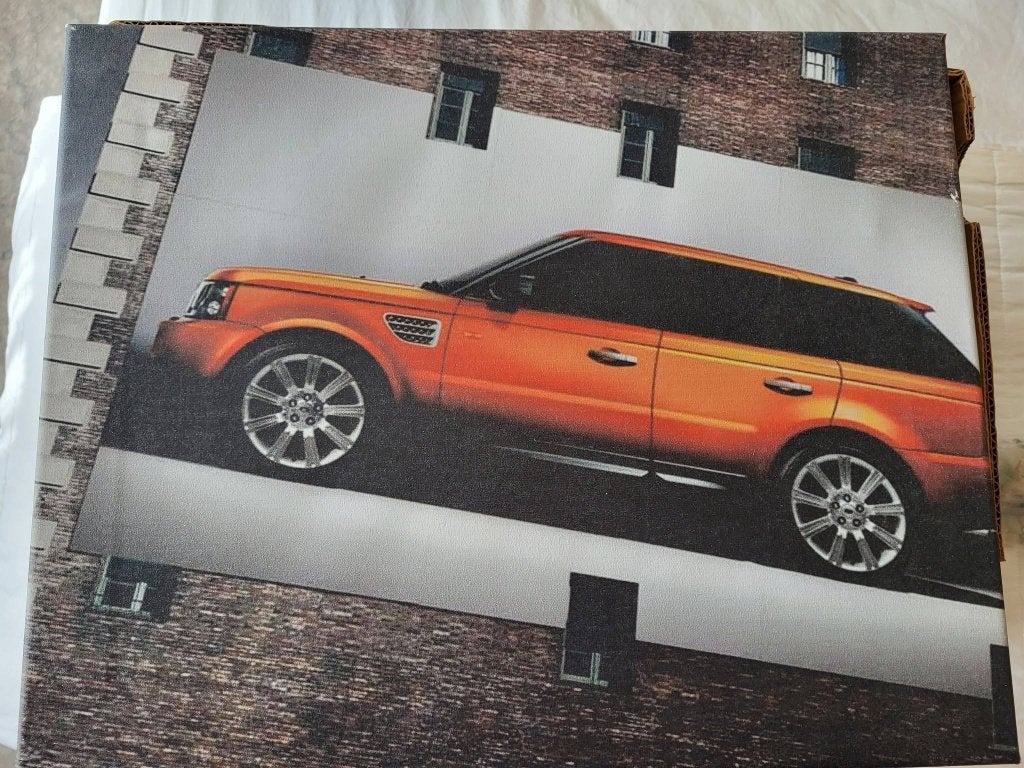 Range Rover Sport foto op canvas., Ophalen of Verzenden, Zo goed als nieuw, Auto's