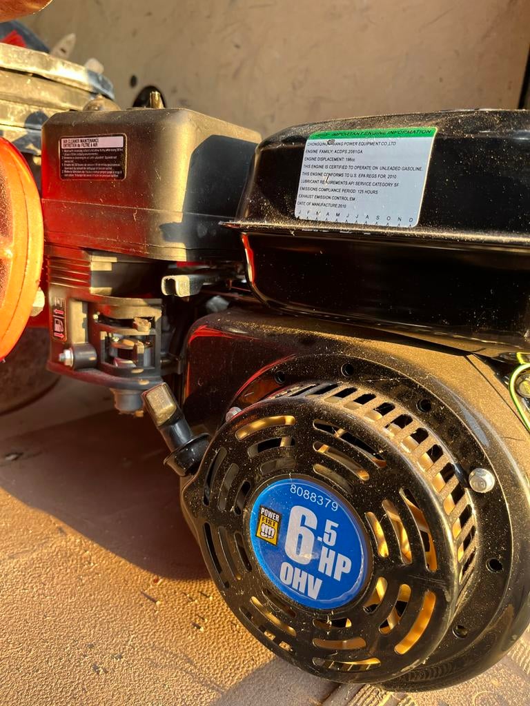 Nieuwe 6.5 pk 196 cc benzinemotor, Ophalen, Zo goed als nieuw, Benzinemotor, 1800 rpm of meer