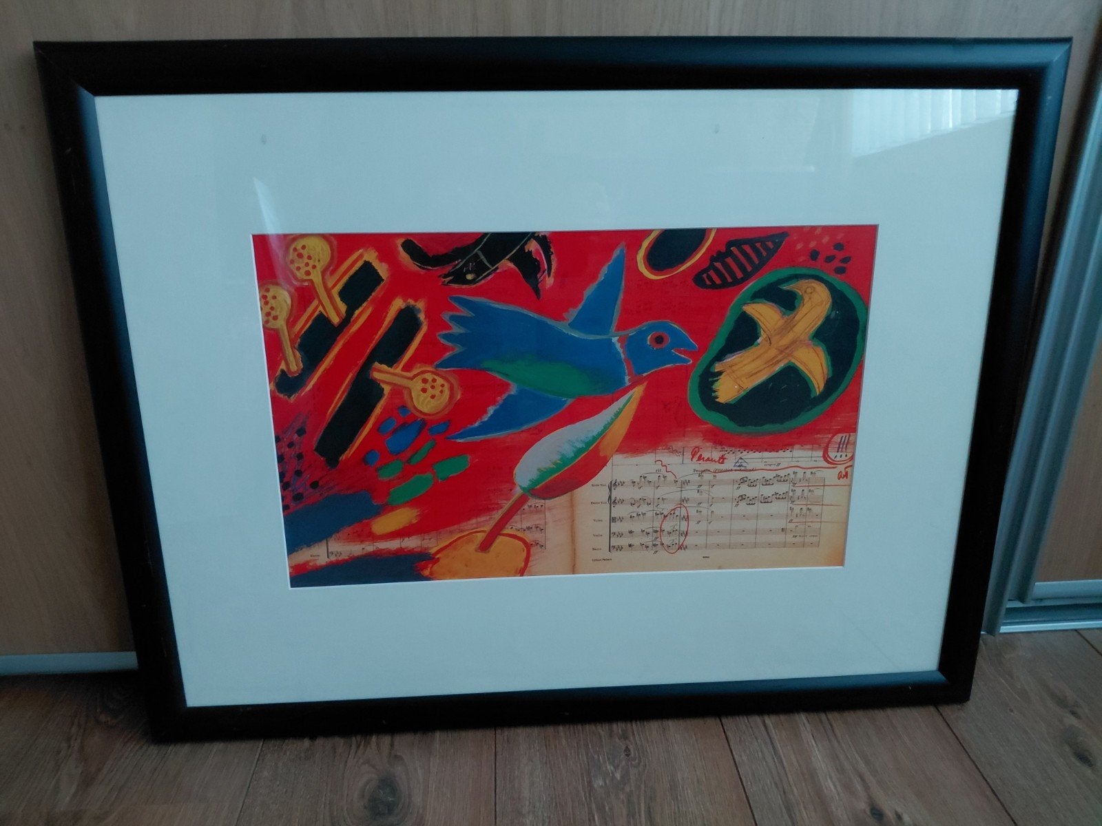 Mooie zeefdruk, Antiek en Kunst, Ophalen