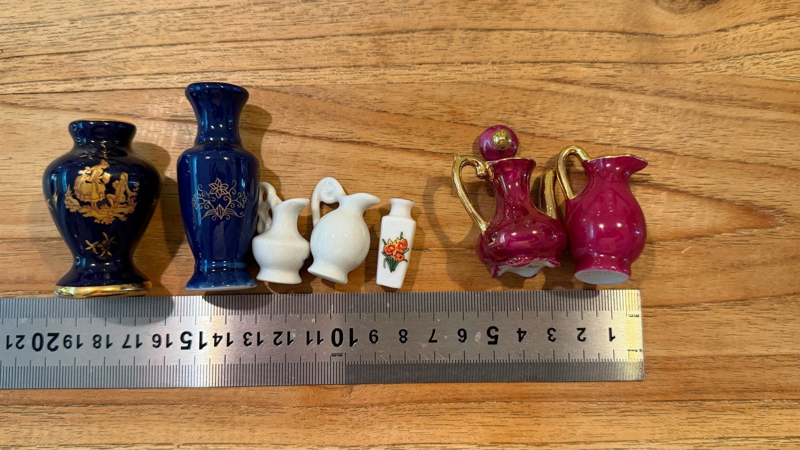Miniatuur vazen en kannen - Limoges en meer, Ophalen of Verzenden