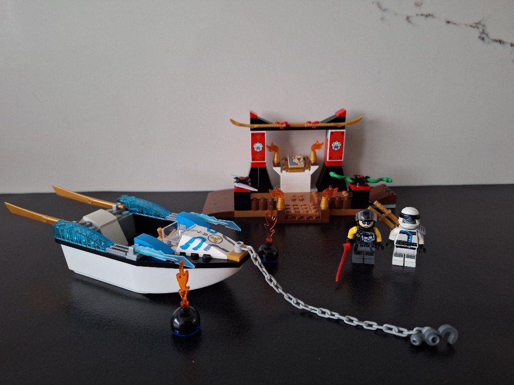 Lego 10755 Ninjago jr - Zane’s ninjabootachtervolging, Lego, Overige typen, Ophalen of Verzenden, Zo goed als nieuw