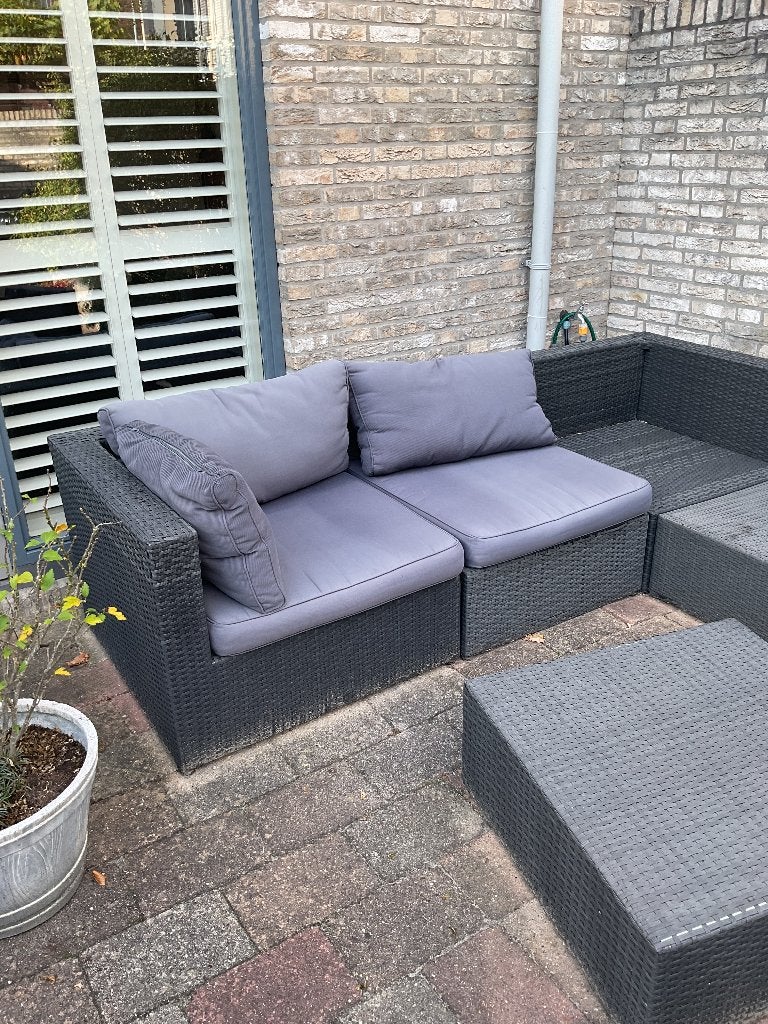 Lounge set te koop, Tuin en Terras, Ophalen, 5 zitplaatsen, Kunststof, Gebruikt