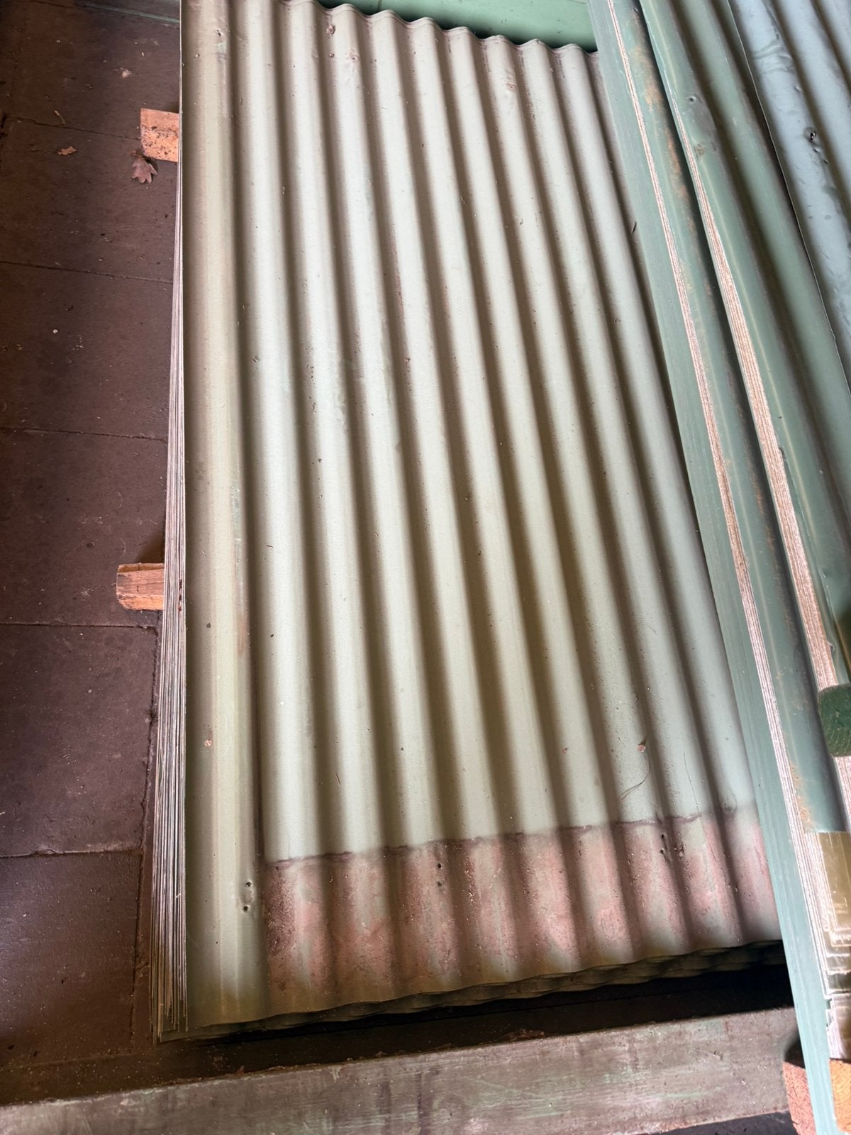 Golfplaten van metaal 0,86x1,60, Ophalen of Verzenden, Gebruikt, Overige materialen, Slot
