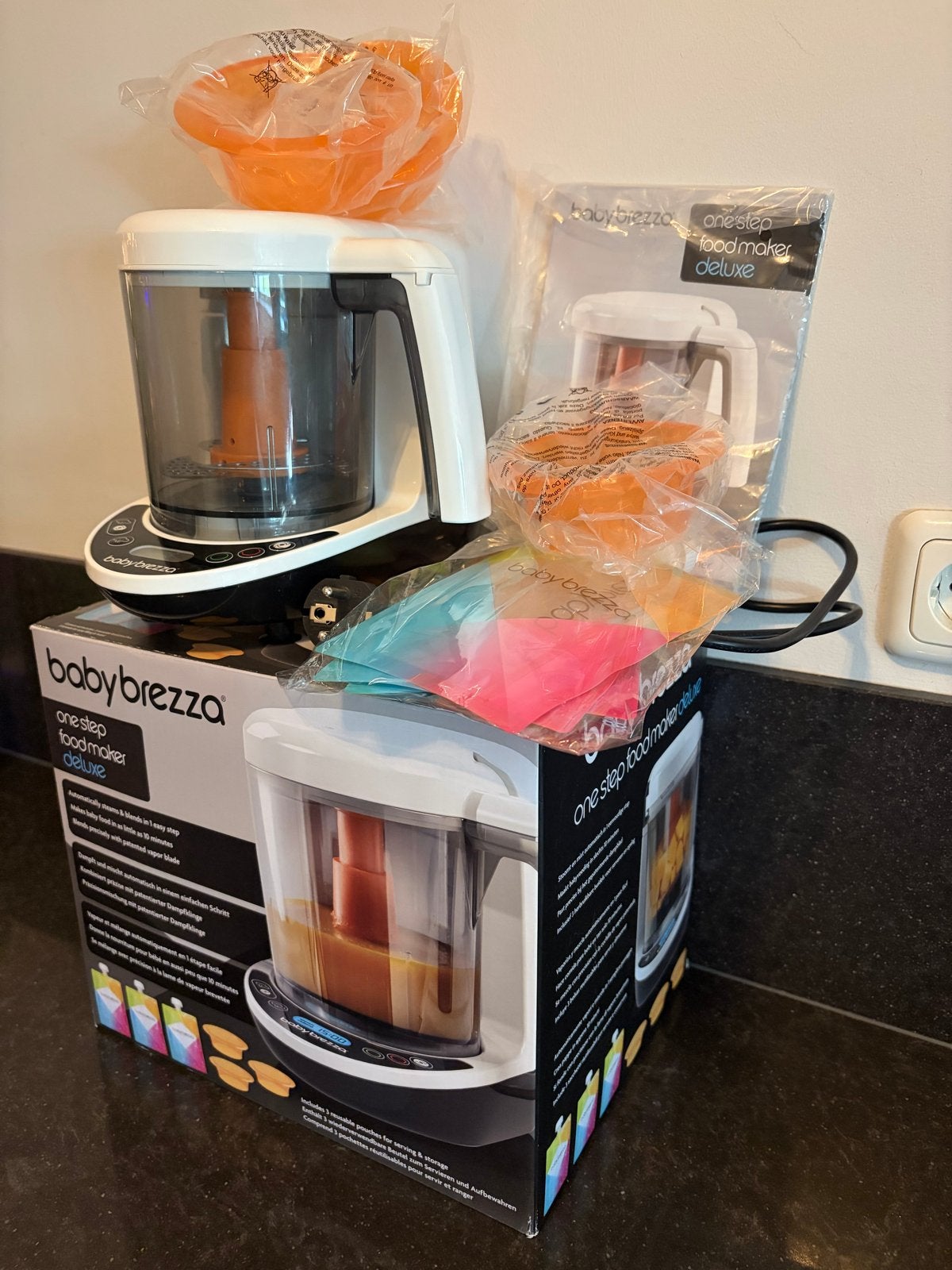 Baby Brezza One Step Food Maker Deluxe - Zo goed als nieuw, Ophalen, Stoomfunctie, Zo goed als nieuw, Babyvoedingmaker
