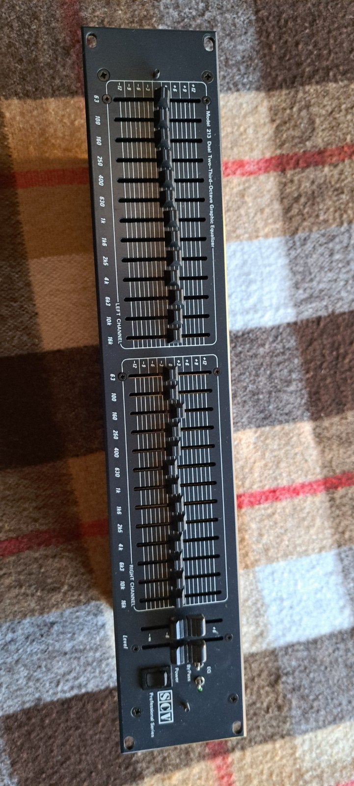 Vintage SCV EQ-213 Professionele Equalizer, Ophalen of Verzenden, Zo goed als nieuw