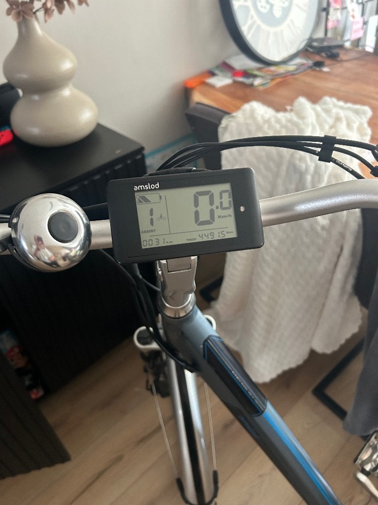 300 * euro😇Amslod Hamilton SX elektrische fiets nette staat, Fietsen en Brommers, Gebruikt, 51 tot 55 cm, 30 tot 50 km per accu
