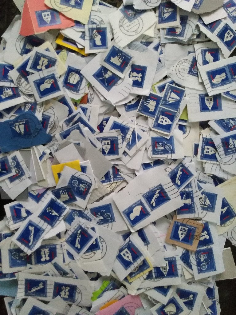 Kilowaar 1000 stuks Nederlandse iconen NVPH 3140-3149, Postzegels en Munten, Verzenden, Na 1940, Gestempeld