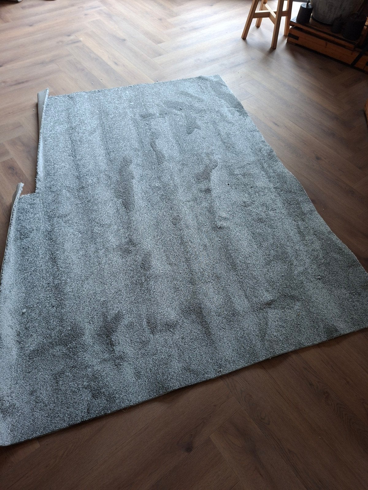 Tapijt grijs 2,5 m2, Ophalen, 100 tot 150 cm, Nieuw, 150 tot 200 cm