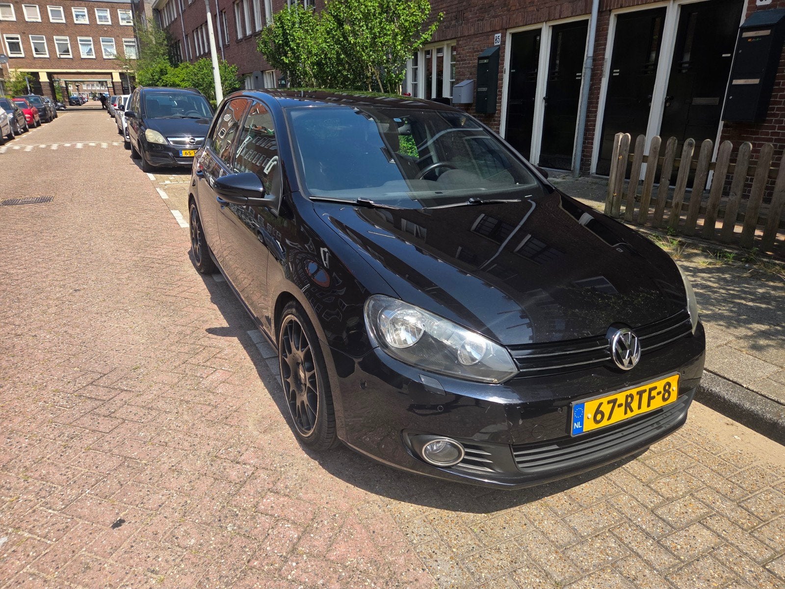 Volkswagen Golf 1.4 TSI 90KW 2009 Zwart, Auto's, Volkswagen, Stof, 4 cilinders, Handgeschakeld, Geïmporteerd