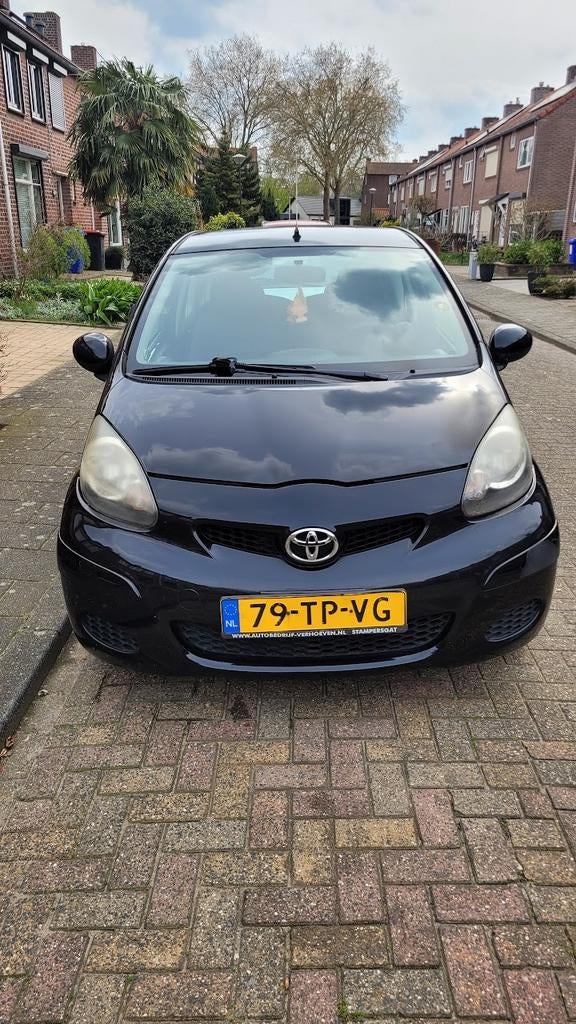 Toyota Aygo 1.0 12V Vvt-i 3DRS MMT 2007 Zwart, Auto's, Toyota, Voorwielaandrijving, 4 stoelen, Origineel Nederlands, Handgeschakeld