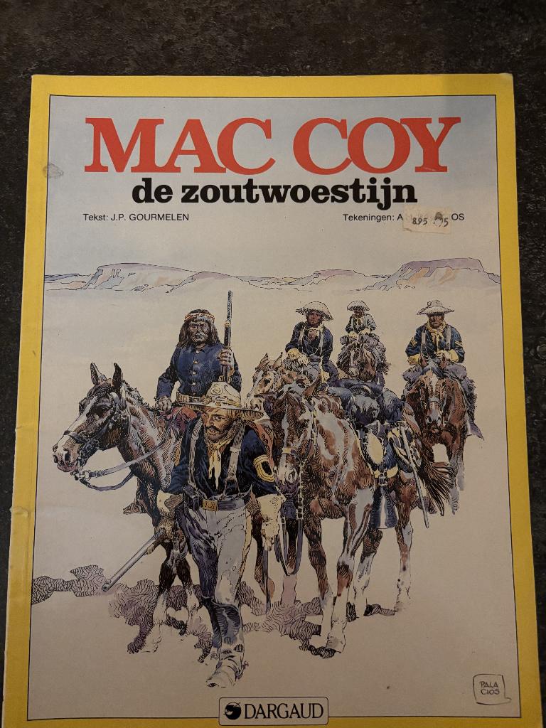 Te koop 10 stripboeken Mac Coy, Boeken, Stripboeken, Meerdere stripboeken, Ophalen of Verzenden, Gelezen