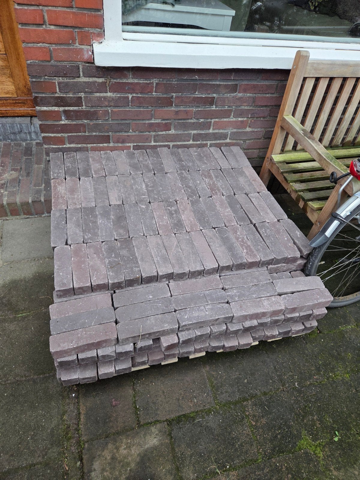Waalformaat Bergamo Klinkers (20x5x6 cm) (circa 6 m²), Ophalen, Klinkers, 5 tot 10 m², Zo goed als nieuw