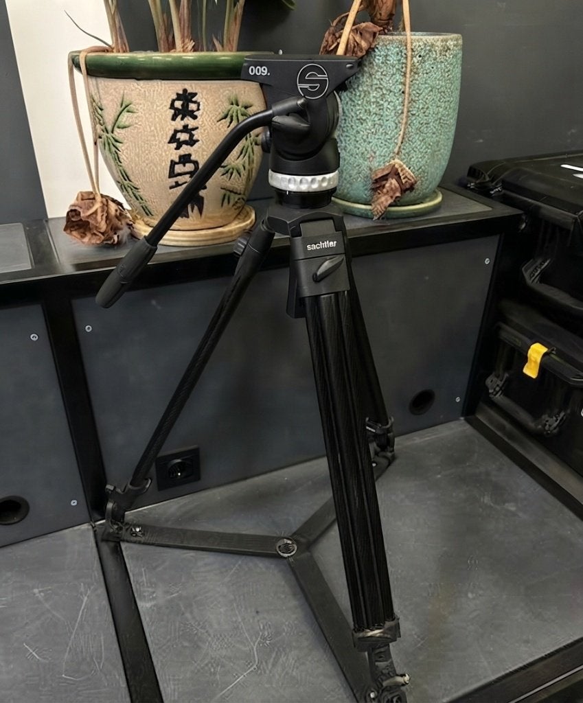 Sachtler System Ace M GS, Audio, Tv en Foto, Fotografie | Statieven en Balhoofden, Verzenden, Driepoot