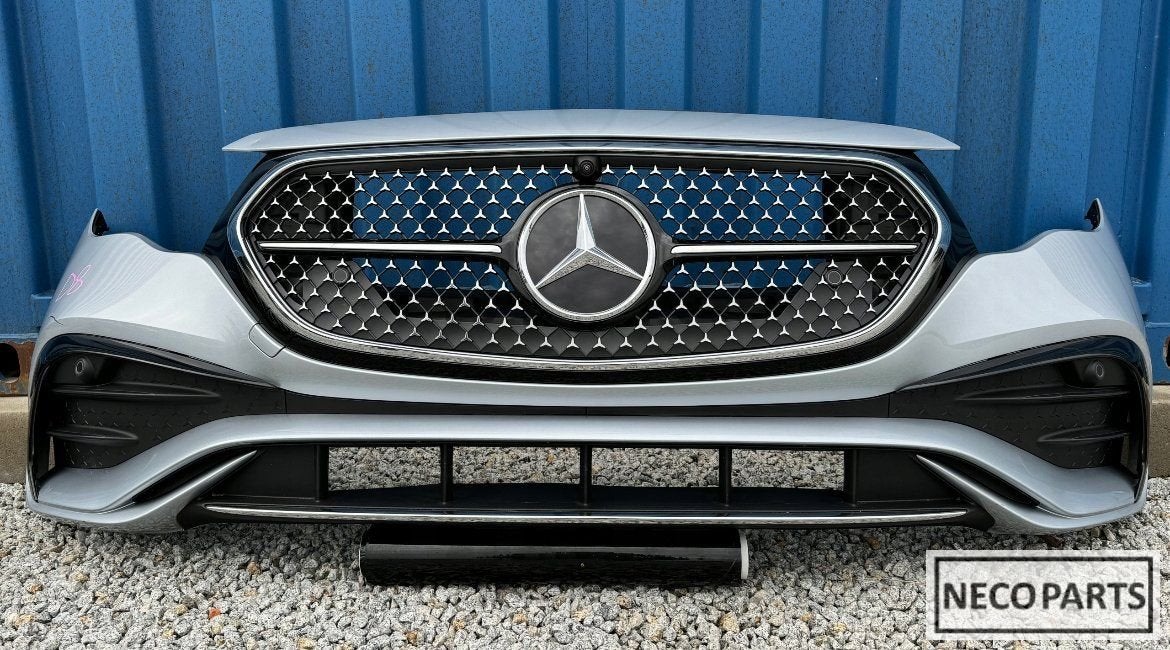 MERCEDES E-KLASSE W214 A214 AMG VOORBUMPER LEVERBAAR!!, Gebruikt, -, Ophalen of Verzenden, Spatbord
